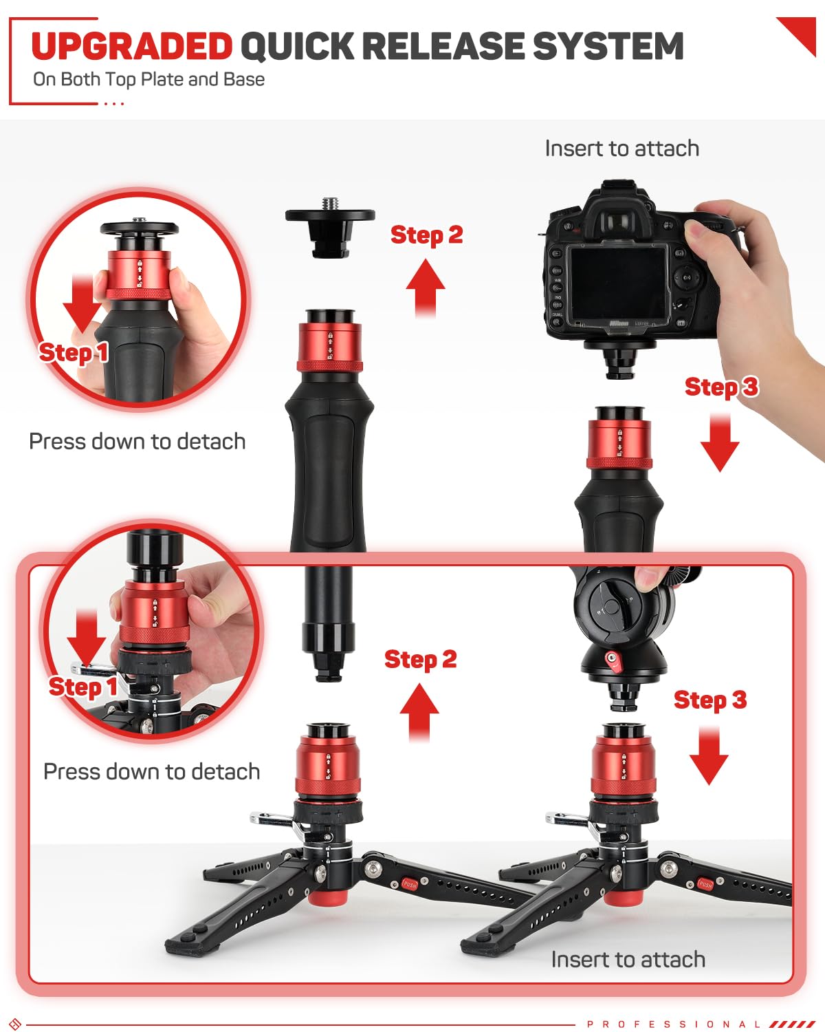 超おまけ付☆iFootage一脚COBRA 3 Strike A150S-III iFootage Cobra 3 Strike Aluminum Monopod CB3 A150S-III+K5S B&H